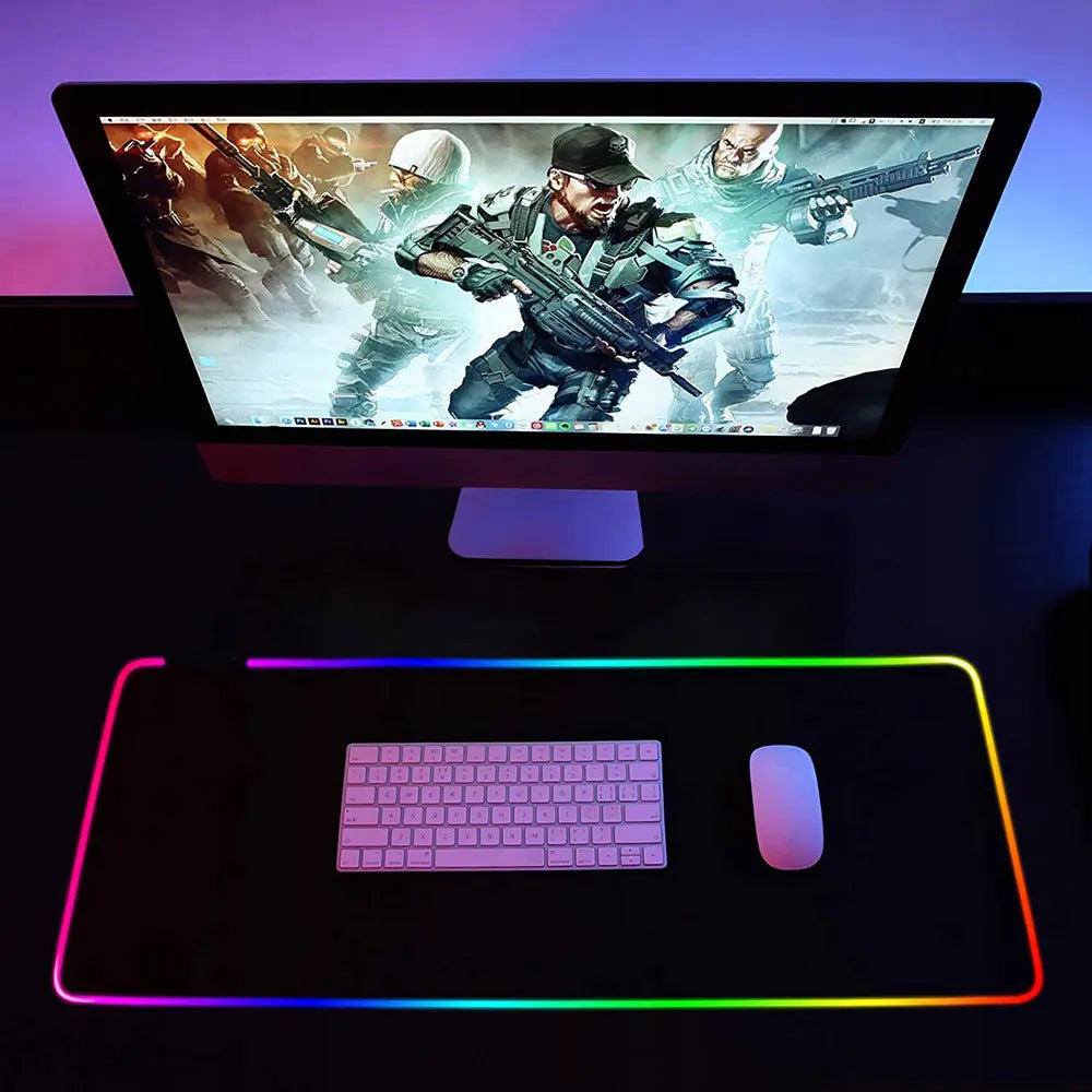 Коврик для игровой мыши с RGB-подсветкой, 80*30 см (360D)