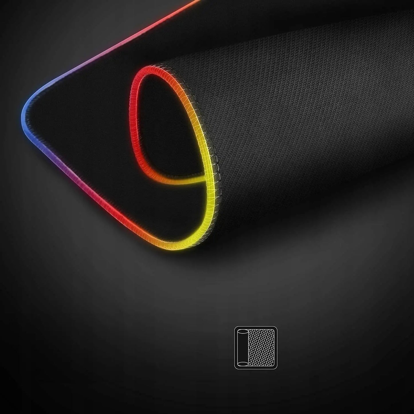 Коврик для игровой мыши с RGB-подсветкой, 80*30 см (360D)