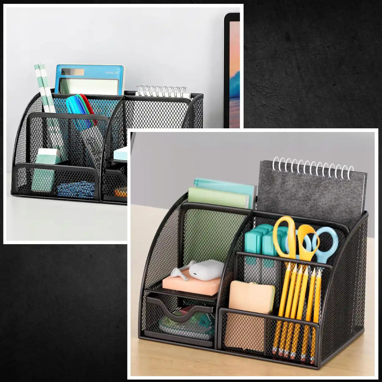 Kancelejas organizators, grāmatu un mācību grāmatu turētājs (375D)