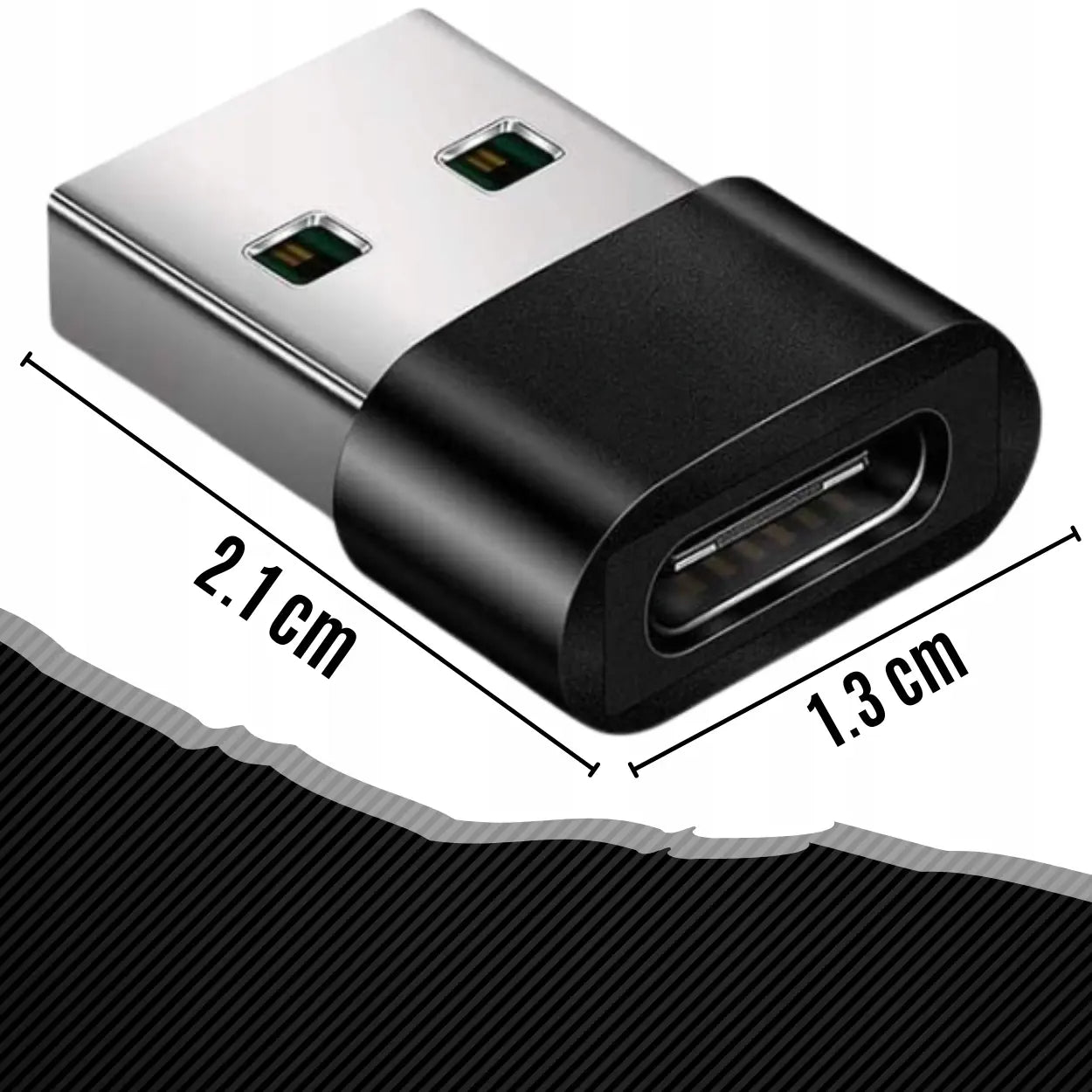 Адаптер OTG USB-C на USB-A для телефона, мыши и флэш-накопителя (701D)