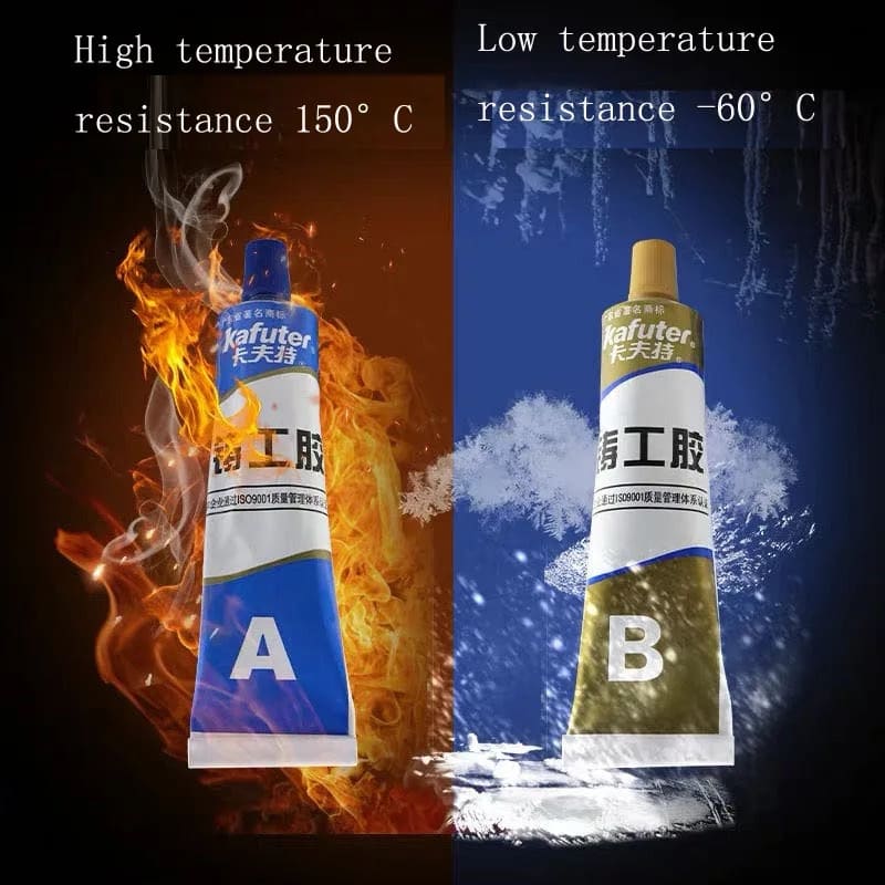 Divkomponentu līme metālam augstas temperatūras, auksta metināšana (100D)