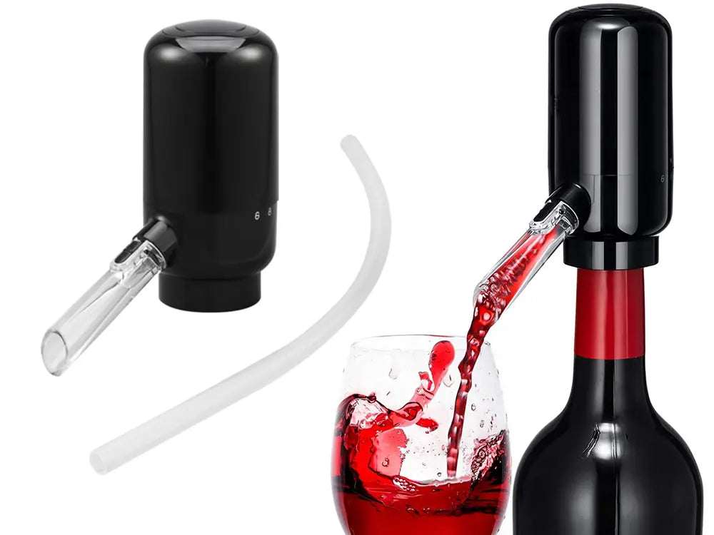 Elektroniskais vīna, alkohola, viskija un degvīna dozators ar LED apgaismojumu un sūkni (569D)