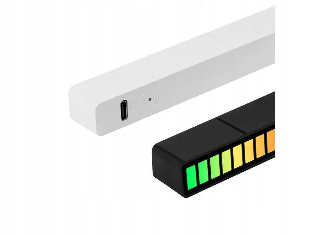 Светодиодная лента RGB со звуковым откликом и батареей в неоновом многоцветном дизайне (509D)