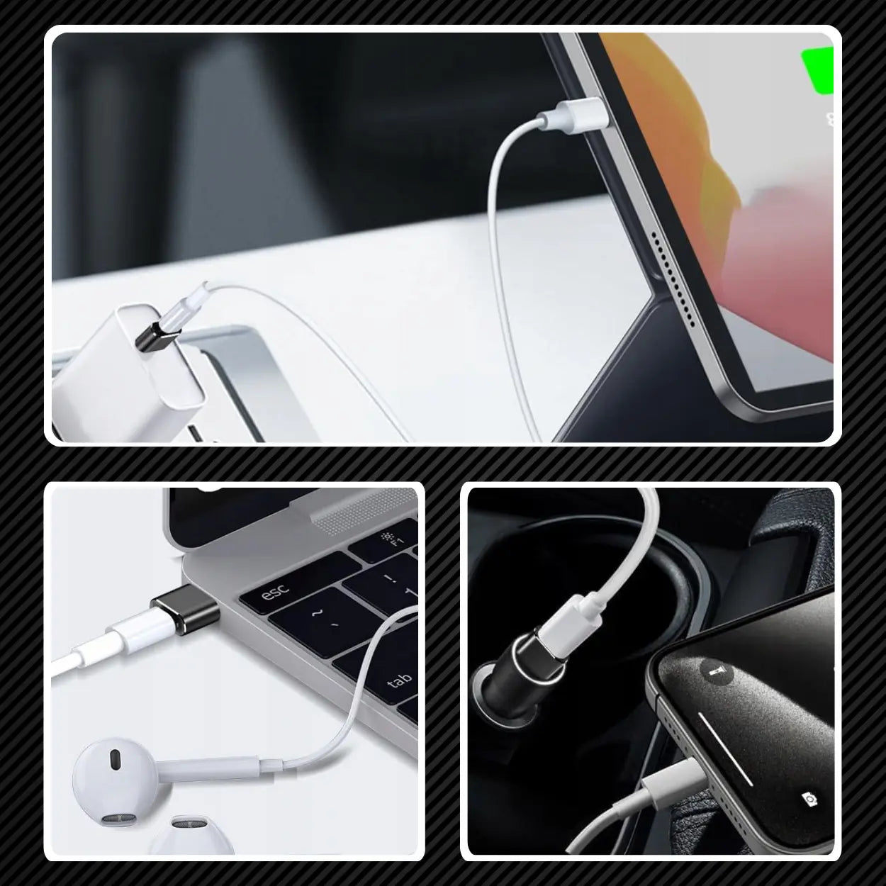 Адаптер OTG USB-C на USB-A для телефона, мыши и флэш-накопителя (701D)