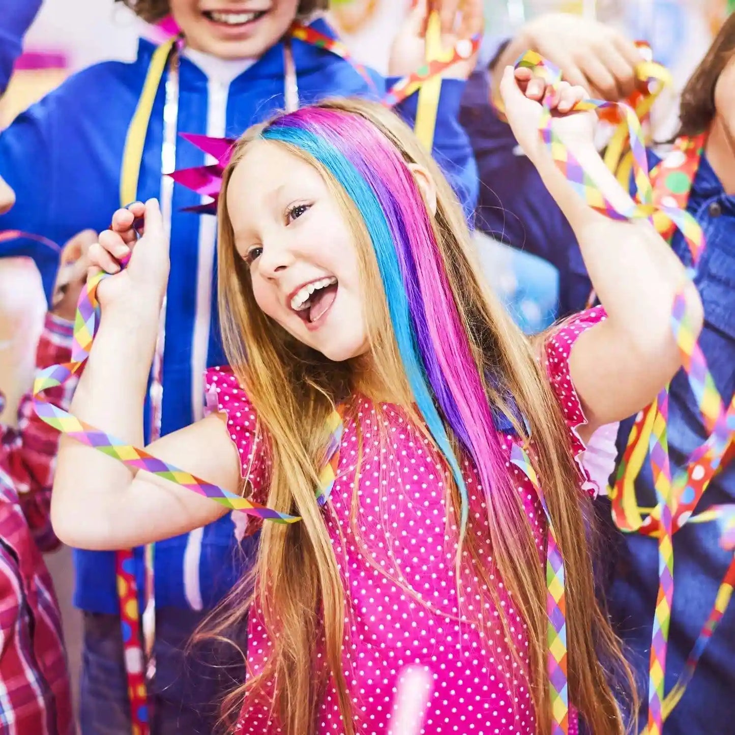 Mazgājamas matu krāsas, 10 gab. Karnavāla komplekts (683D)