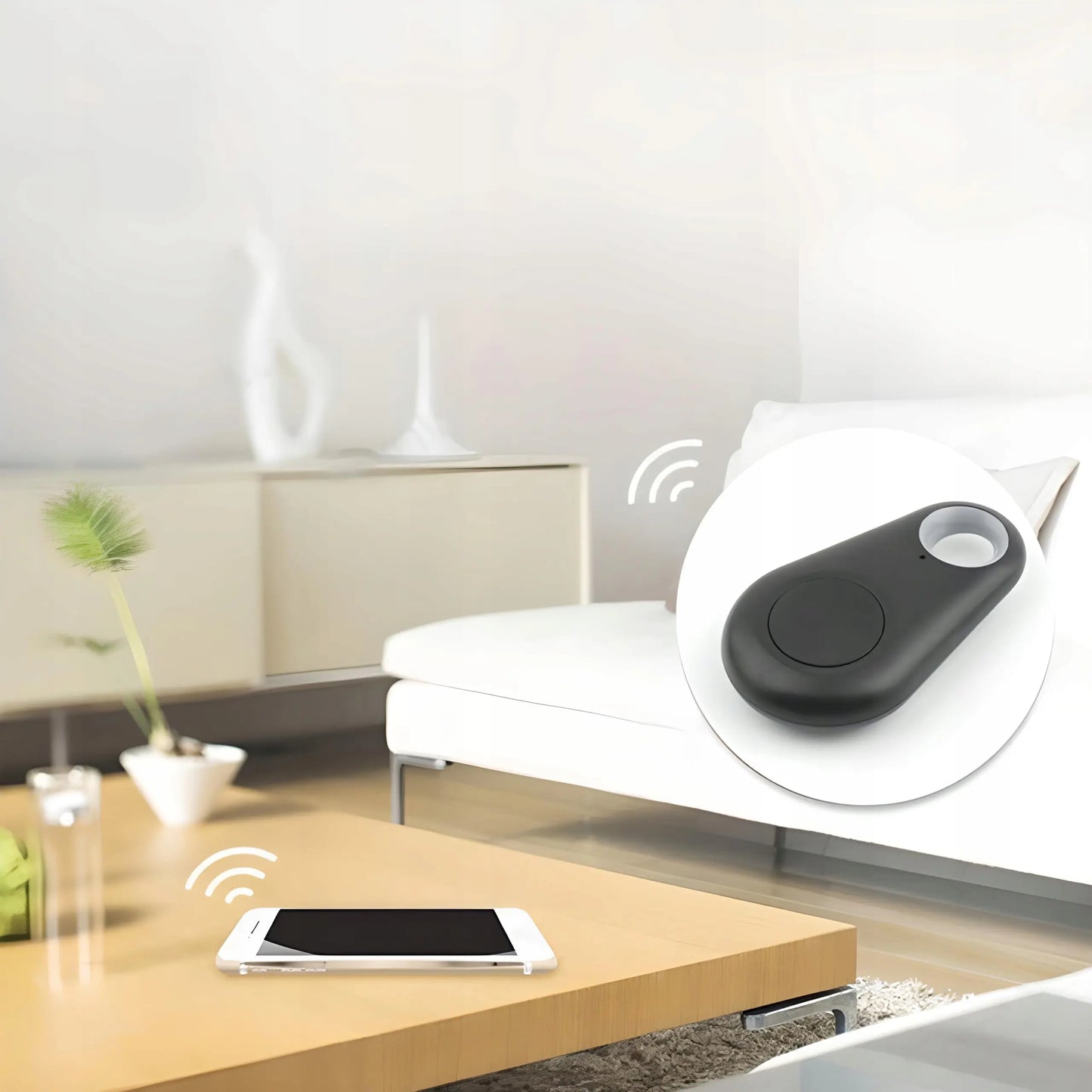 Поиск ключей с помощью брелока и базового приложения Bluetooth и NFC (676D)