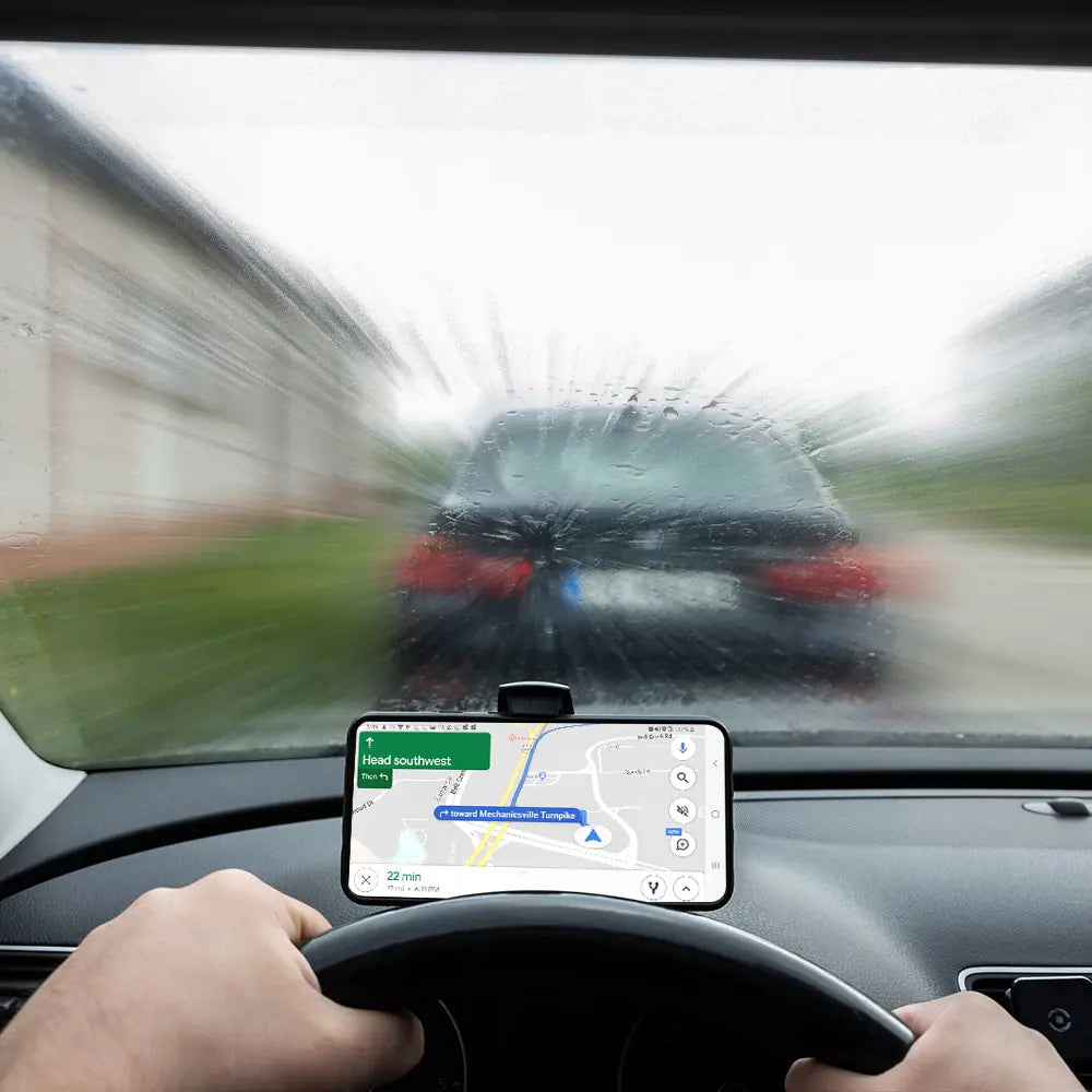 Держатель для телефона на приборной панели автомобиля с зажимом (679D)