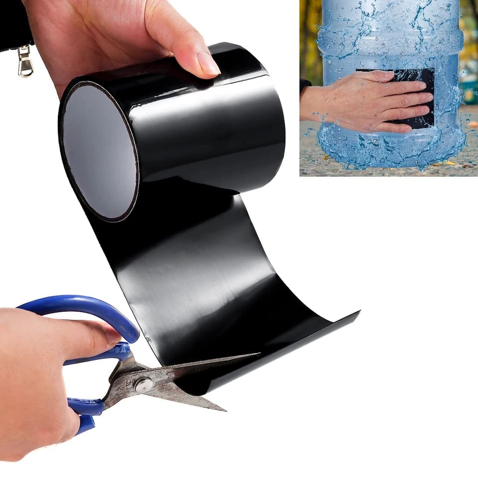 Клейкая лента Flex Tape, для труб, сверхсильная, для бассейна, водонепроницаемая, монтажная, гидроизоляционная, универсальная