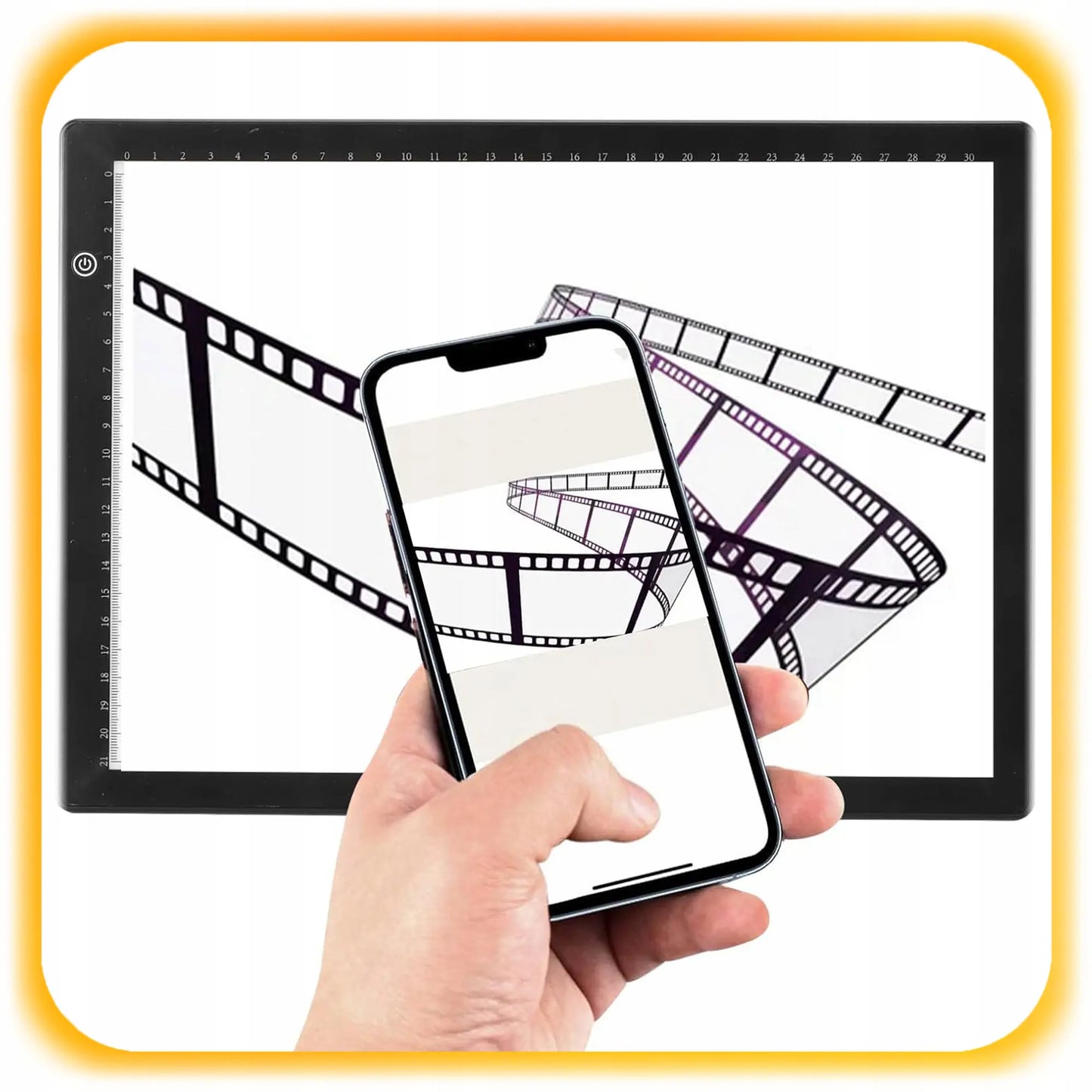 Gaismojoša A4 grafiskā tāfele zīmēšanai kā dāvana (720D)