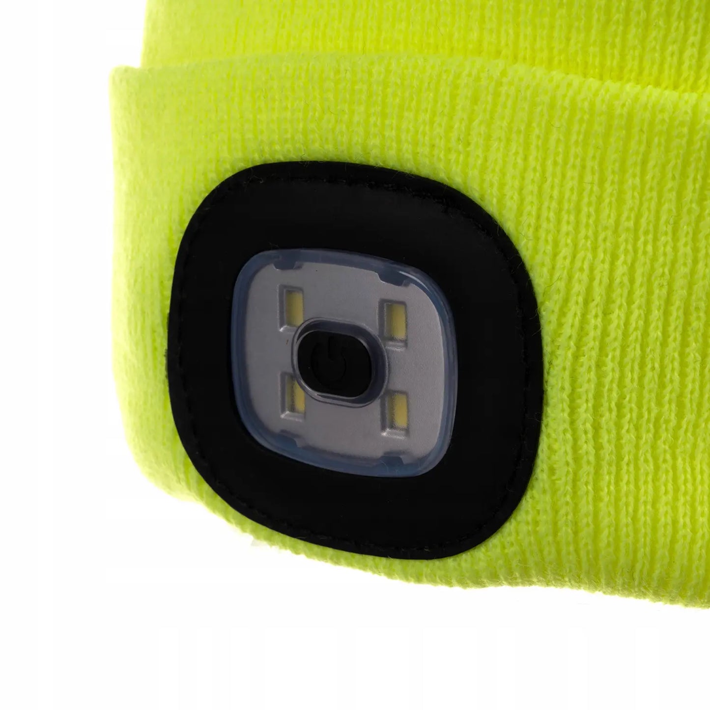 Шапка зимняя со светодиодной подсветкой и USB, теплая, мужская и женская спортивная модель (583D)