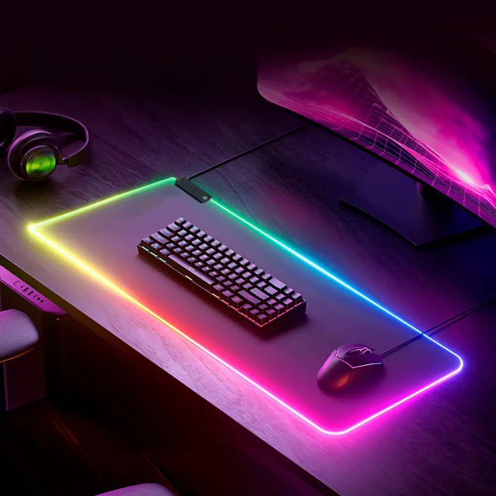 Коврик для игровой мыши с RGB-подсветкой, 80*30 см (360D)