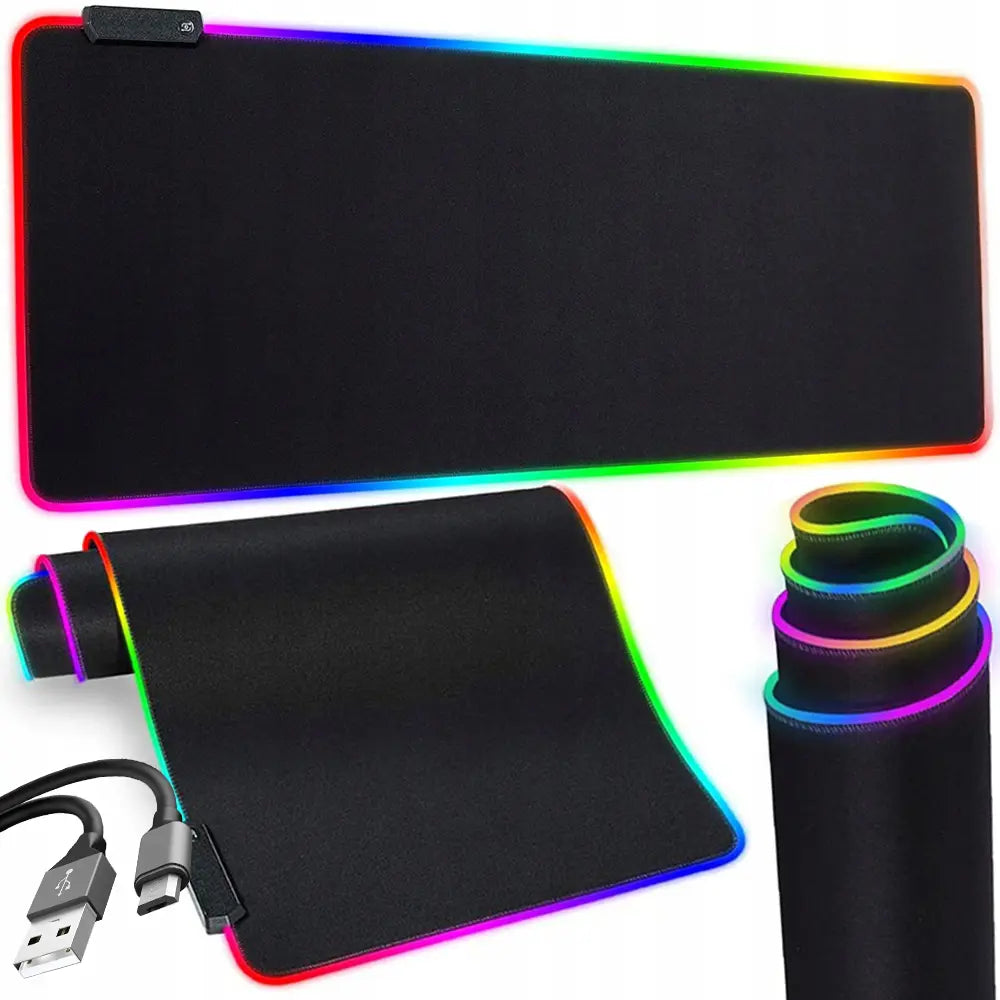 Коврик для игровой мыши с RGB-подсветкой, 80*30 см (360D)