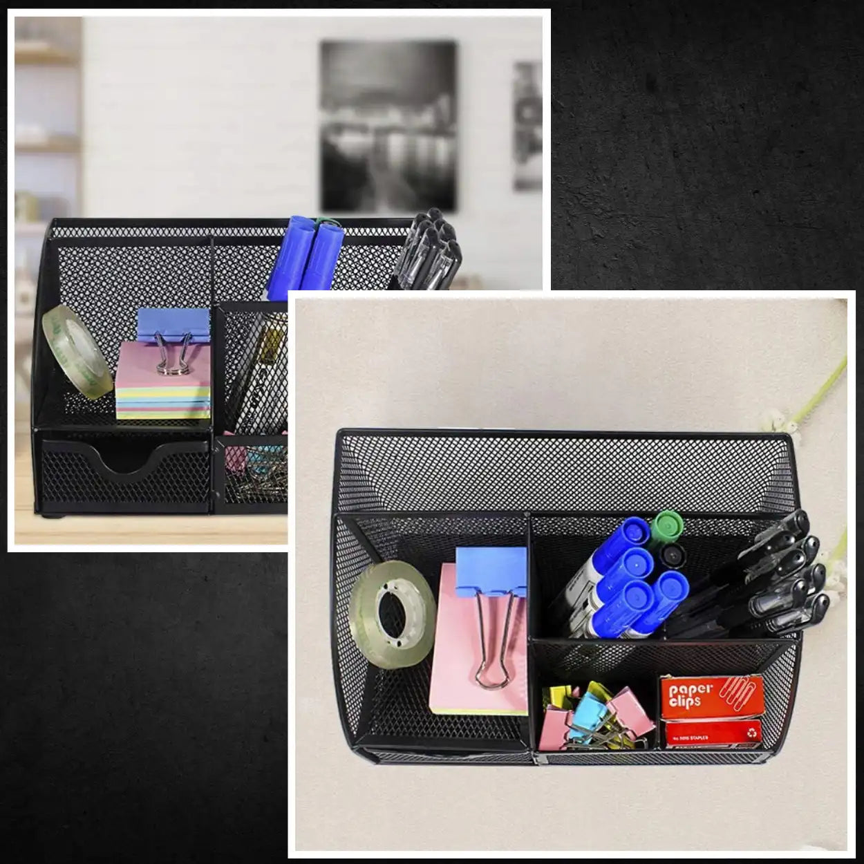 Kancelejas organizators, grāmatu un mācību grāmatu turētājs (375D)