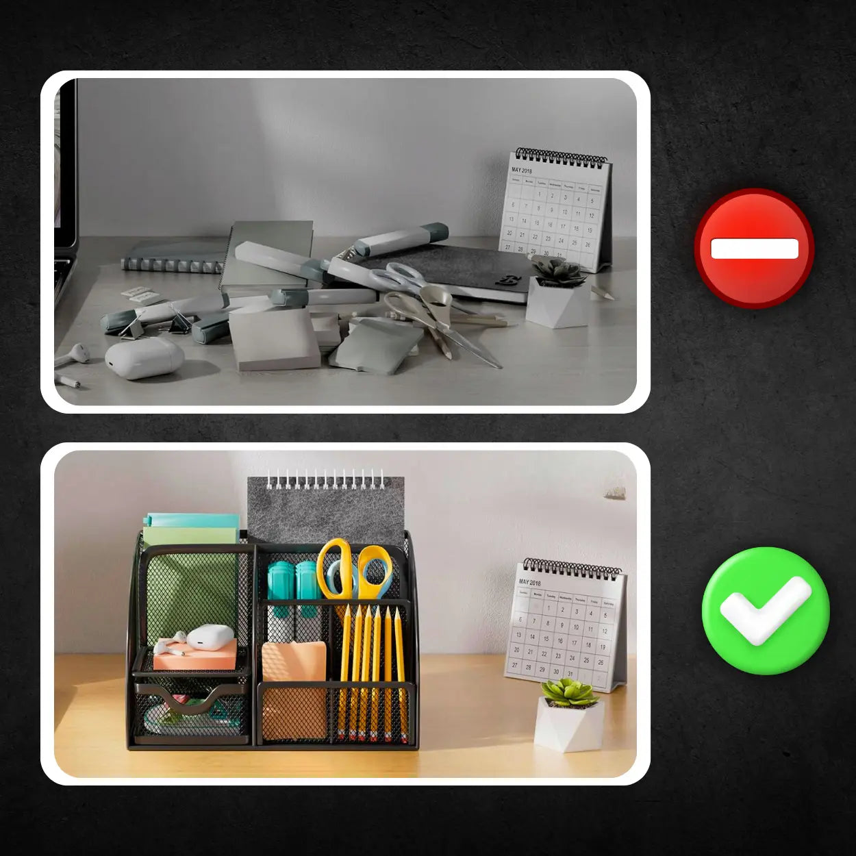 Kancelejas organizators, grāmatu un mācību grāmatu turētājs (375D)