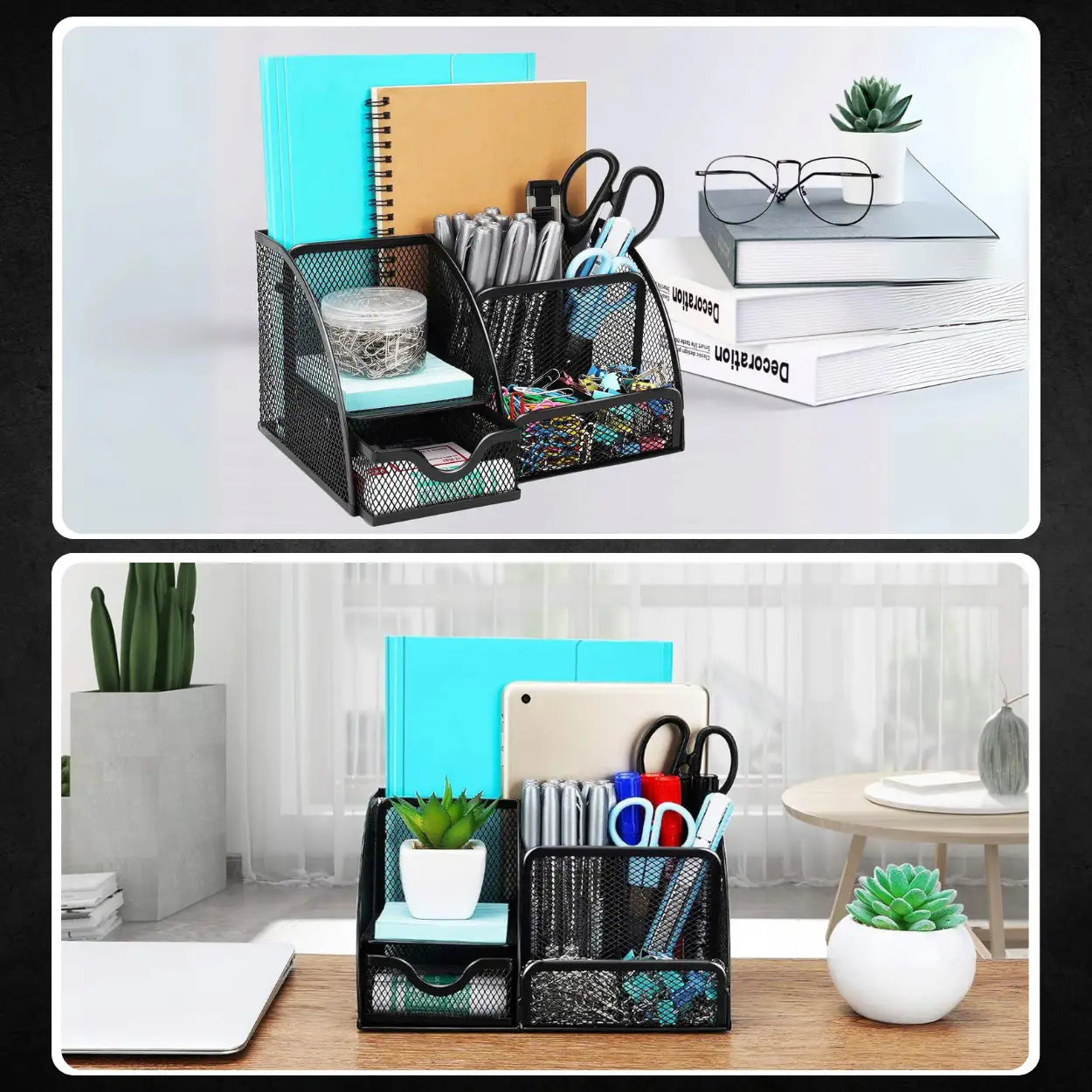 Kancelejas organizators, grāmatu un mācību grāmatu turētājs (375D)