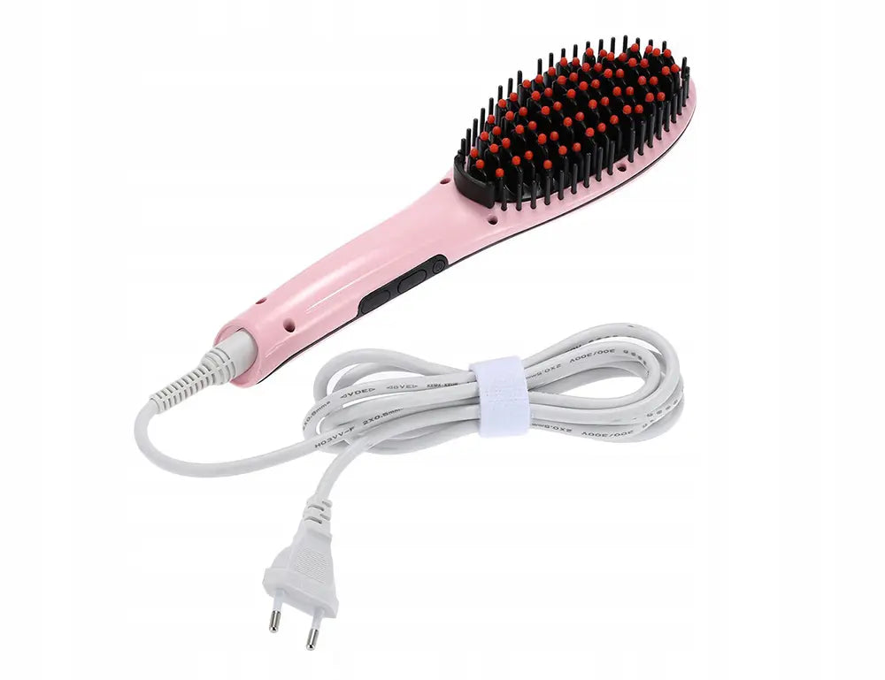 Elektriskā matu izlīdzināšanas sukas ar LCD ekrānu un galvas masāžu (50D)