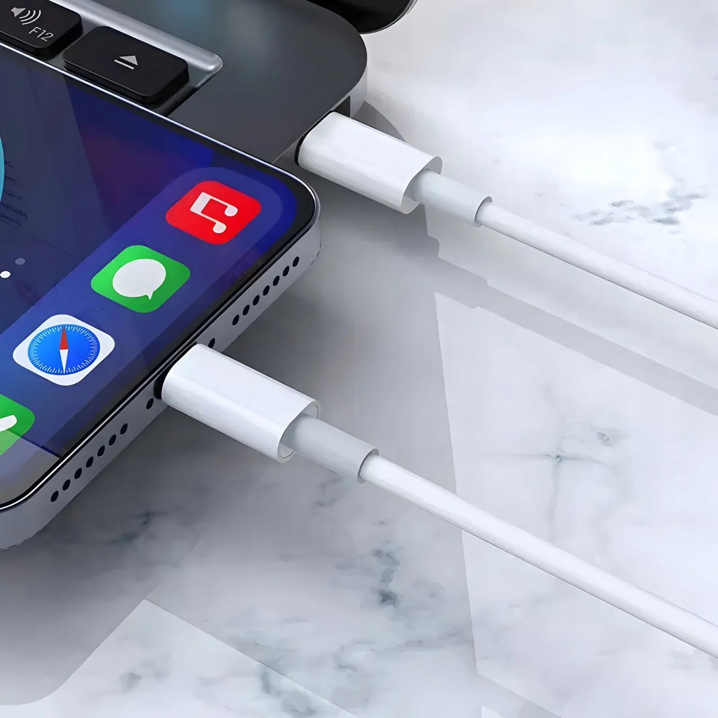 Кабель USB-C Lightning PD 20W 3A для iPhone 13 и Apple 11, 1 м, быстрая зарядка (458D)
