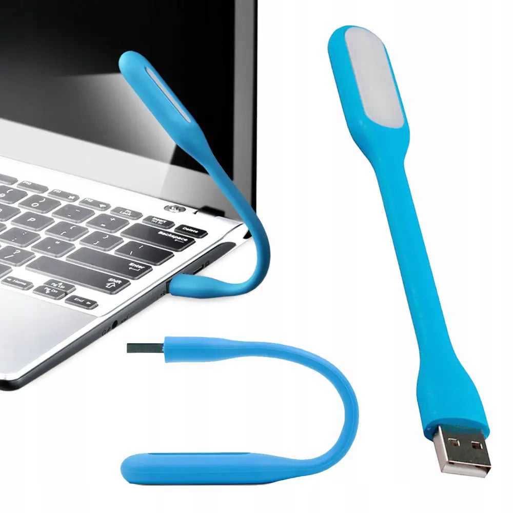 Силиконовая USB-лампа для ноутбука с ярким светом разных цветов (741D)