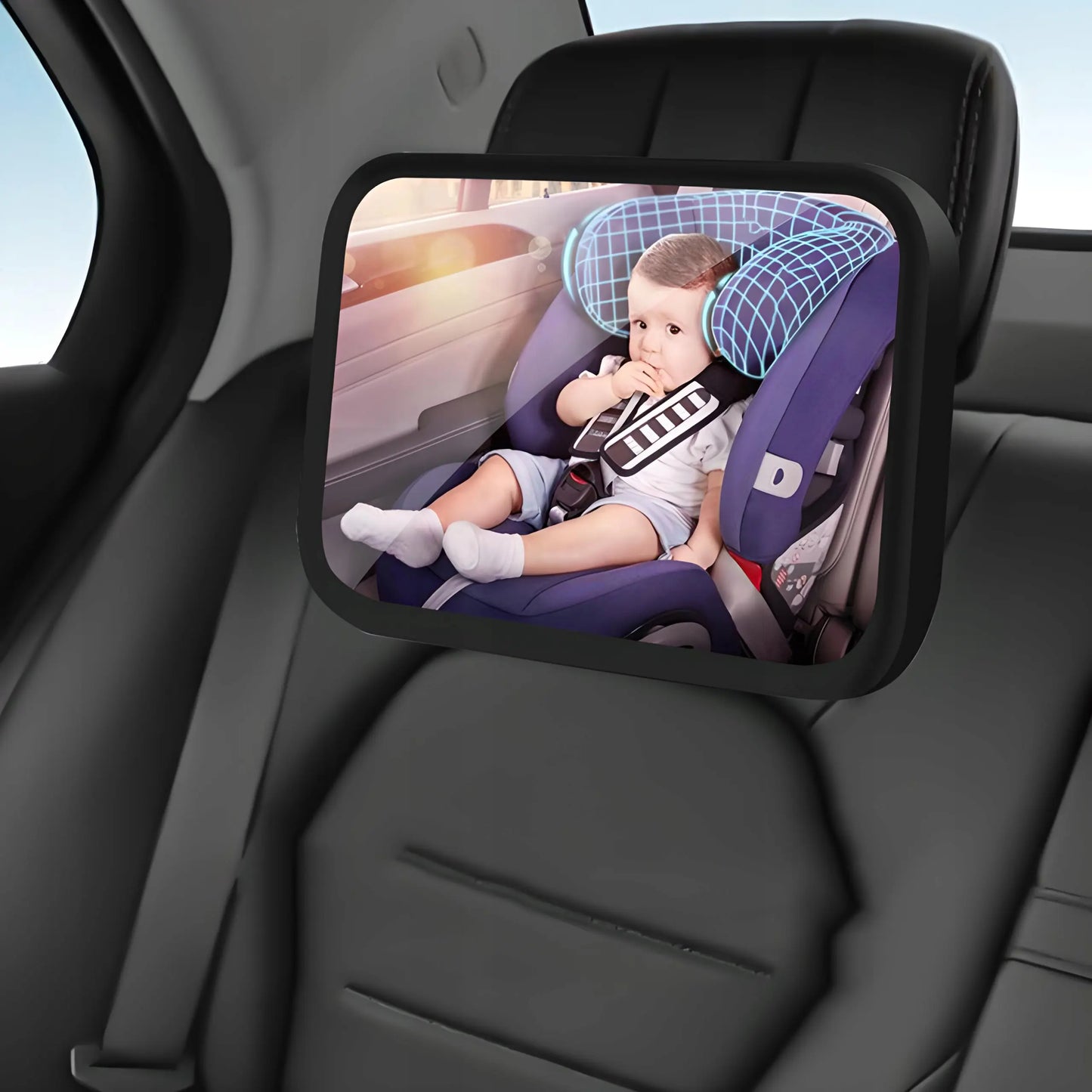 Bērnu novērošanas spogulis automašīnā 360° (513D)