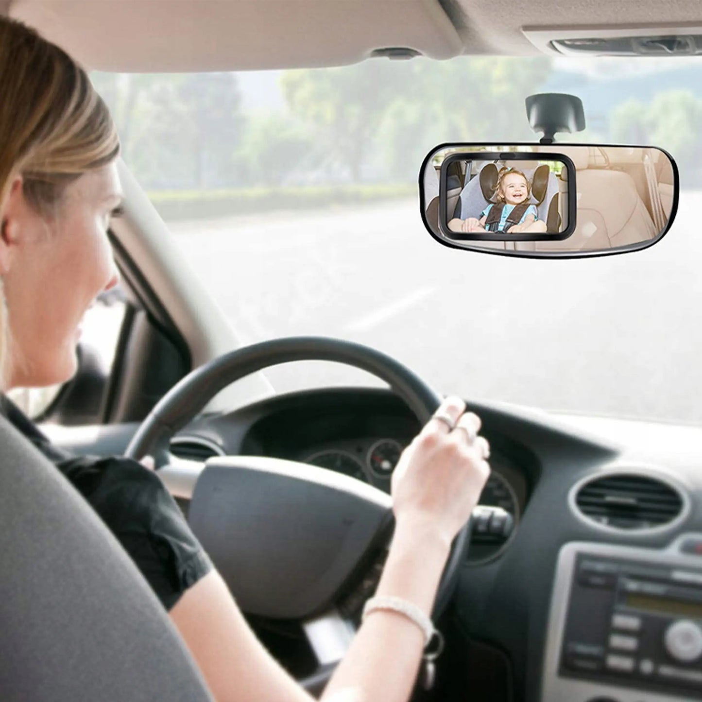 Bērnu novērošanas spogulis automašīnā 360° (513D)