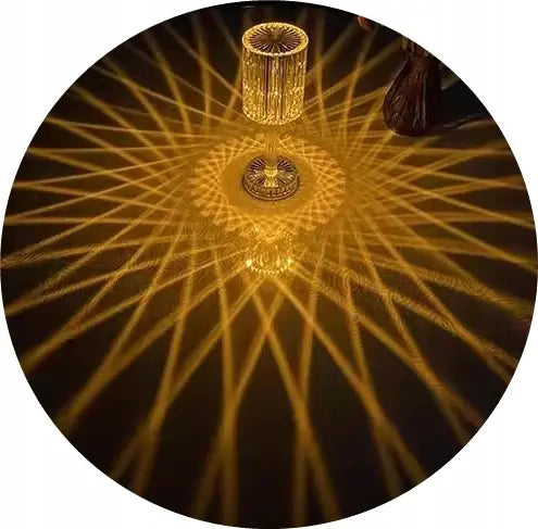 Kristāla RGB projektorlampa ar skārienjutīgu vadību un tālvadības pulti (512D)