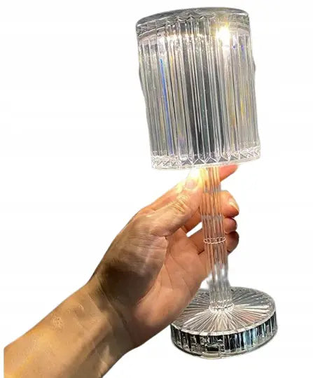 Kristāla RGB projektorlampa ar skārienjutīgu vadību un tālvadības pulti (512D)