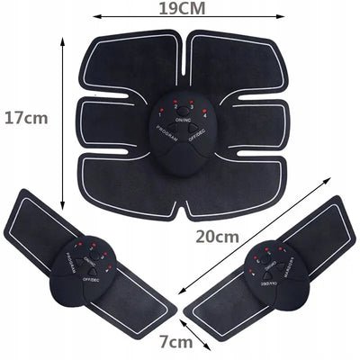 Электростимулятор шеи, шейного отдела позвоночника, мышц живота и тела EMS для тренировок (865D)