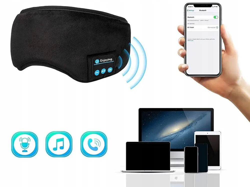 Повязка для сна с наушниками Bluetooth (700D)