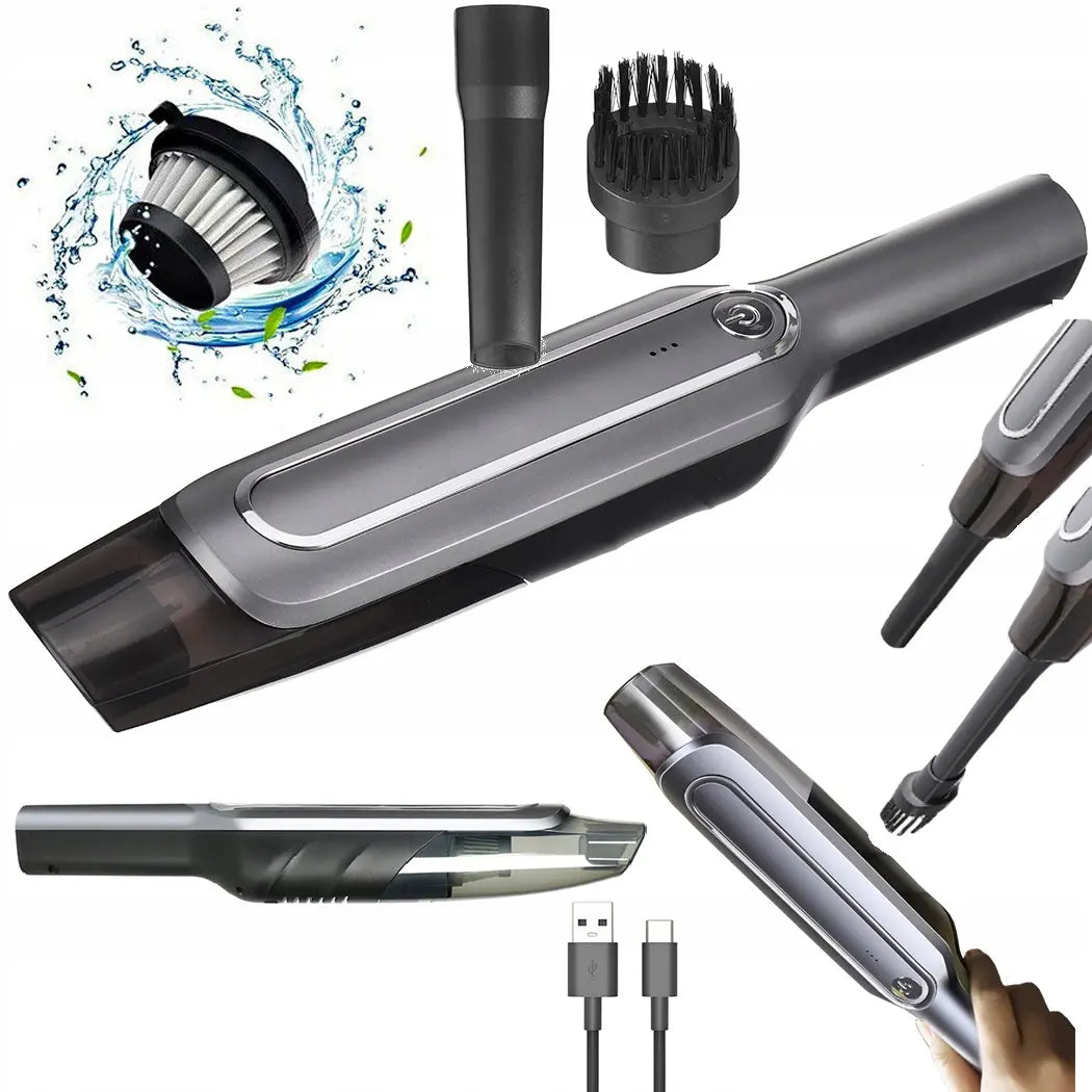 Automašīnu putekļu sūcējs bezvadu, jaudīgs (147D)