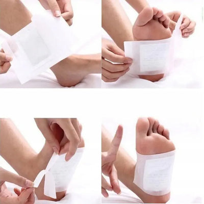 Kinoķi kāju detoksikācijas plāksteri, 10 gabali (558D)