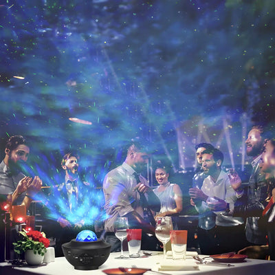 Проектор звездного неба, ночник со светодиодной подсветкой и Bluetooth-динамик с пультом дистанционного управления (773D)