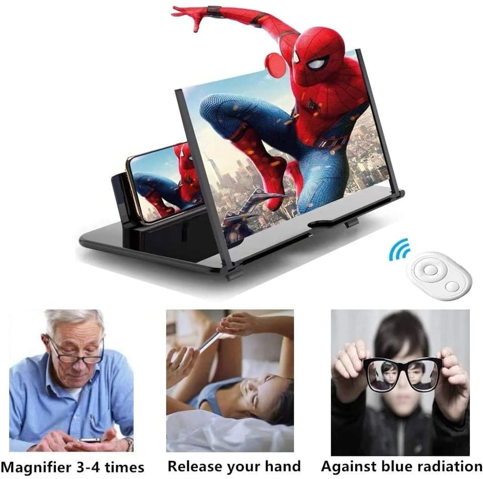 Увеличитель экрана телефона 3D/5D, проектор для смартфона