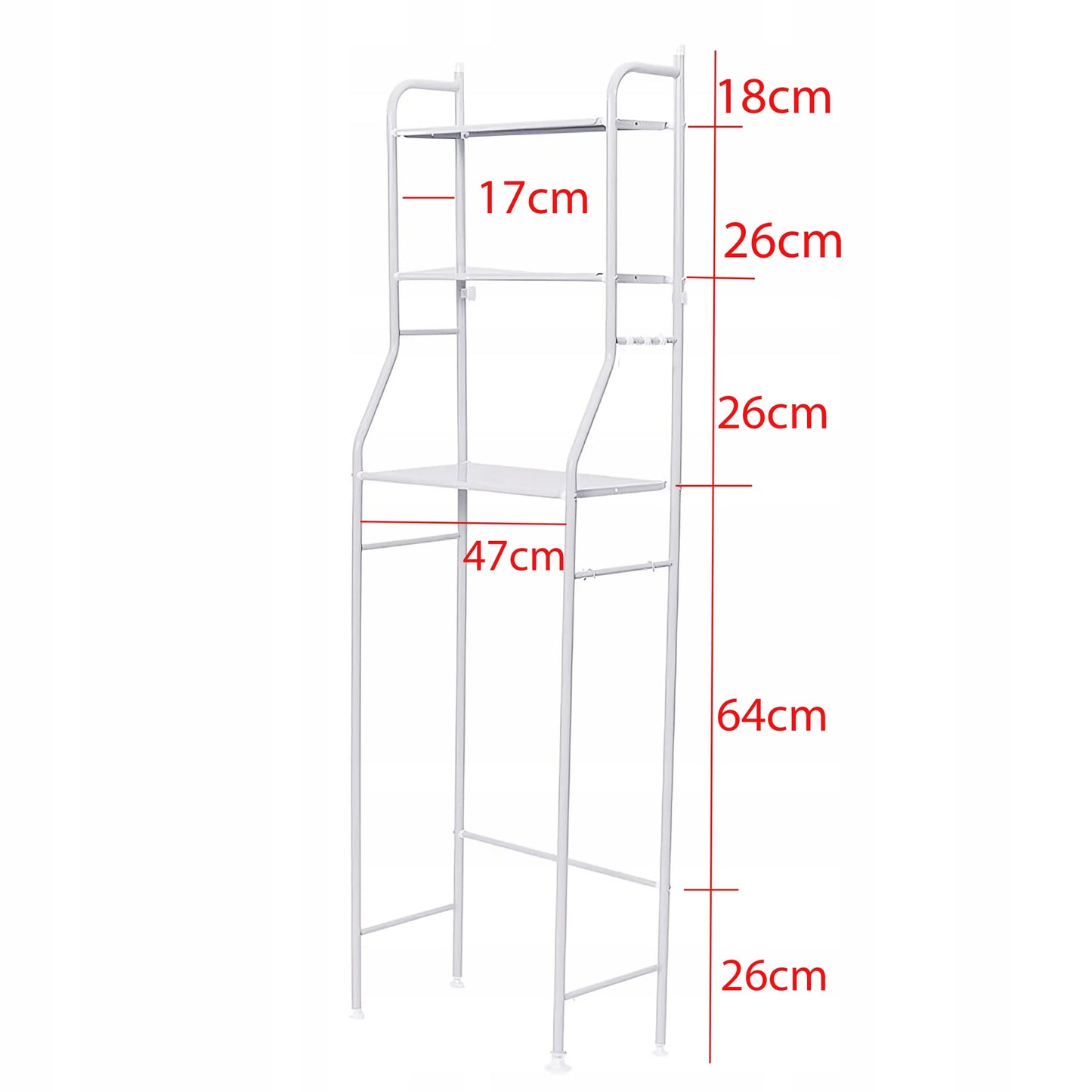 Plaukts vannas istabai, plaukts tualetē virs tualetes poda (119D)