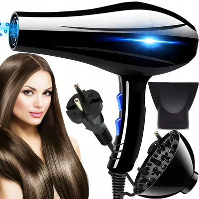 Фен 2200 Вт с ионизацией, диффузором и холодным воздухом (958D)