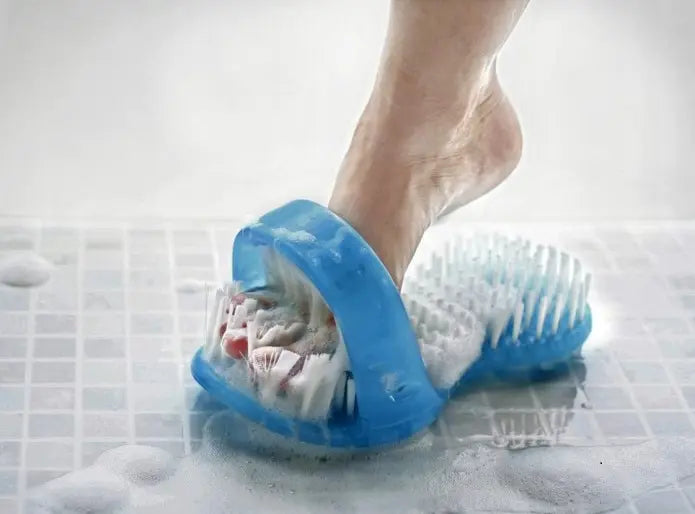 Kāju mazgāšanas birste ar pumeka akmeni dušai, Easy Feet (497D)