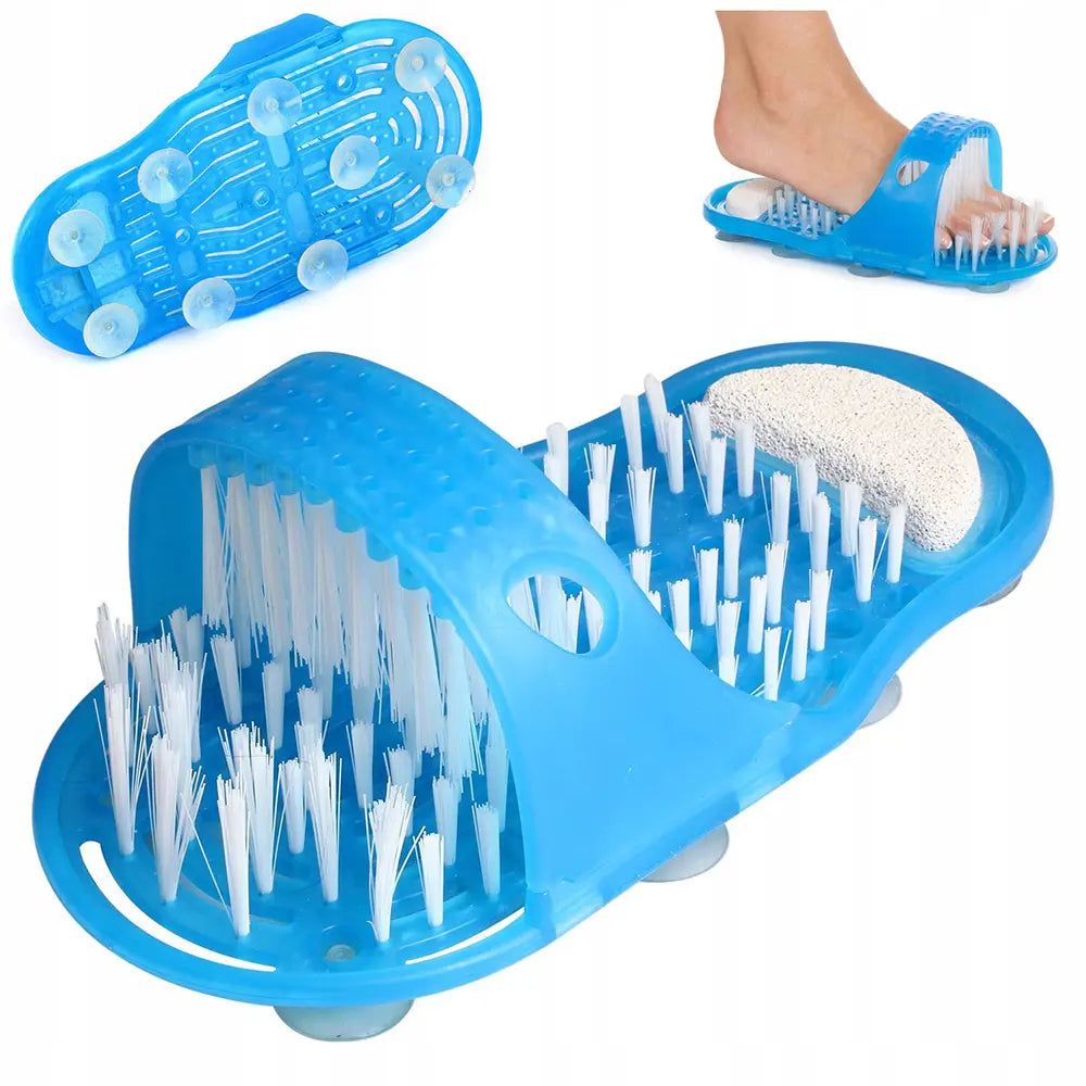 Kāju mazgāšanas birste ar pumeka akmeni dušai, Easy Feet (497D)
