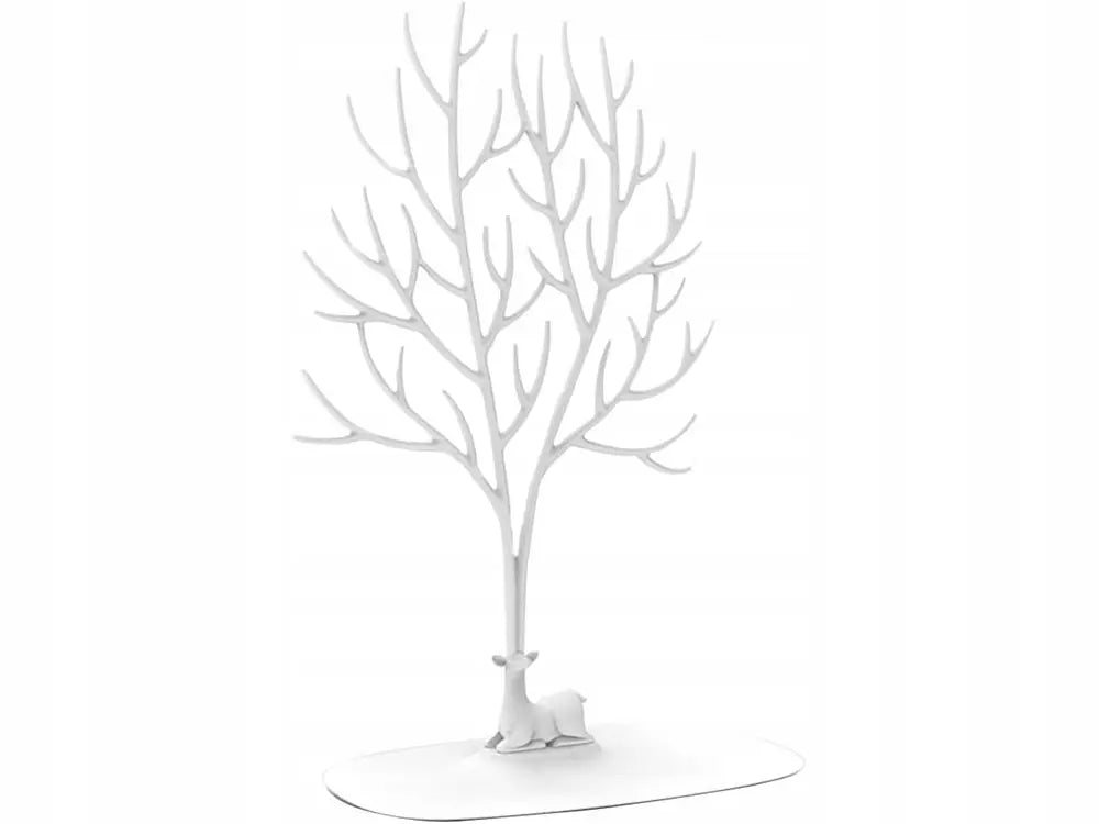 Rotaslietu statīvs: organizators rokassprādžu un auskaru formā ar ziemeļbriedi. (687D)