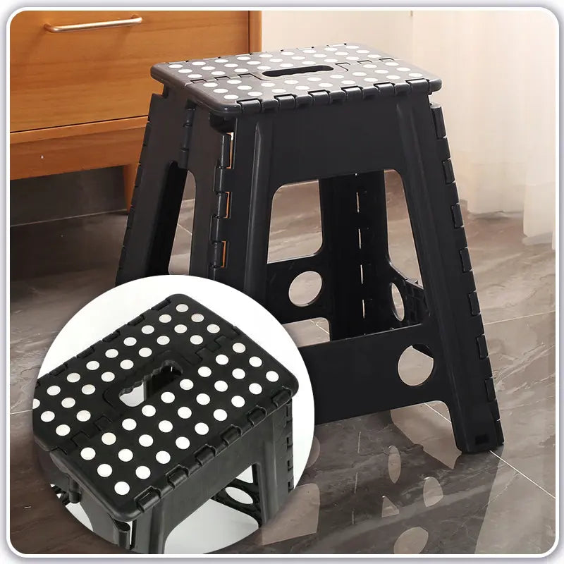 Salokāms krēsls ar pretizslīdes kājām 39 cm augstumā (490D)