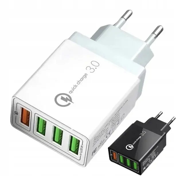 Ātra tīkla uzlāde 4x USB Quick Charge 3.0 (511D)