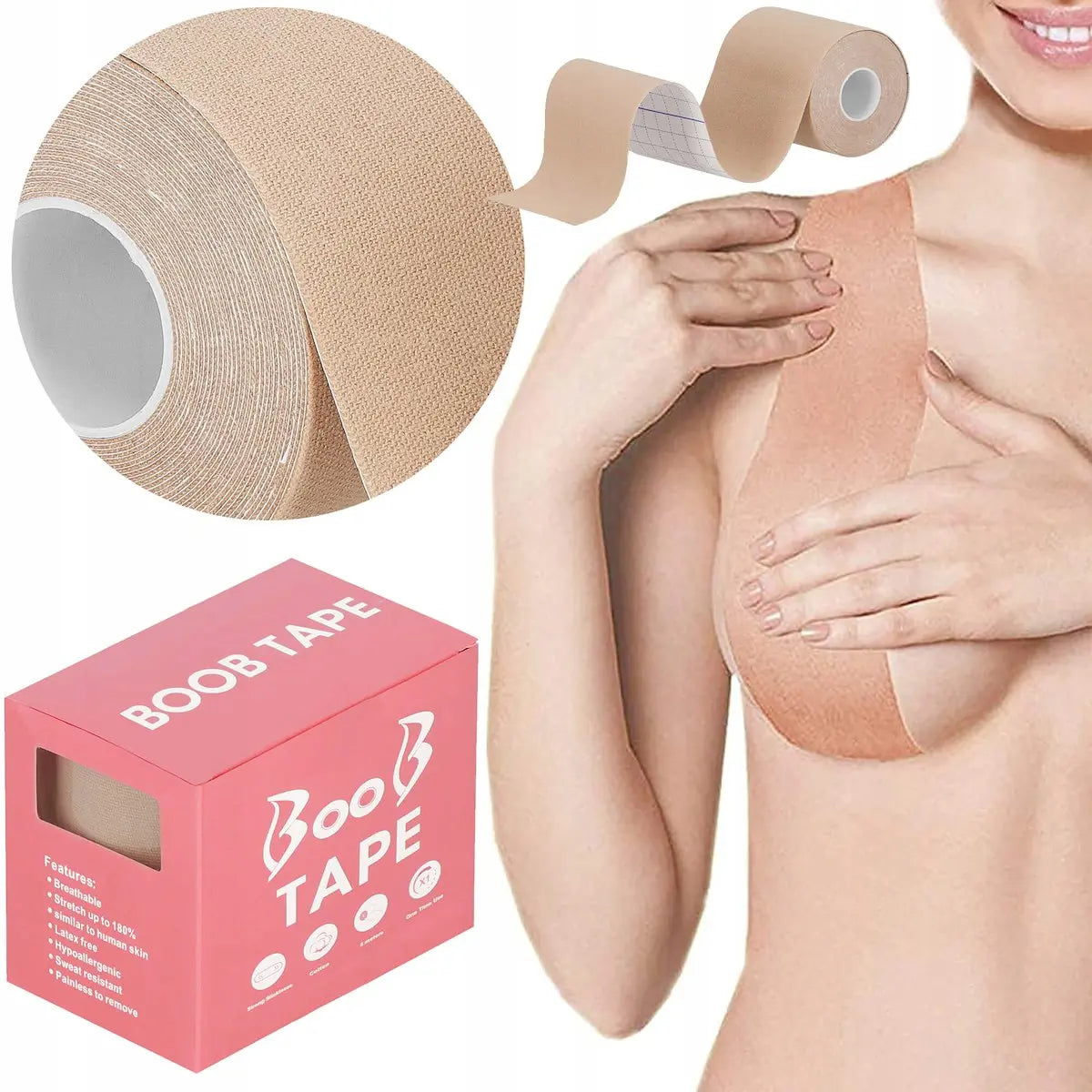 Unikāla krūšu atbalsta lente 5 cm oriģināls (430D)