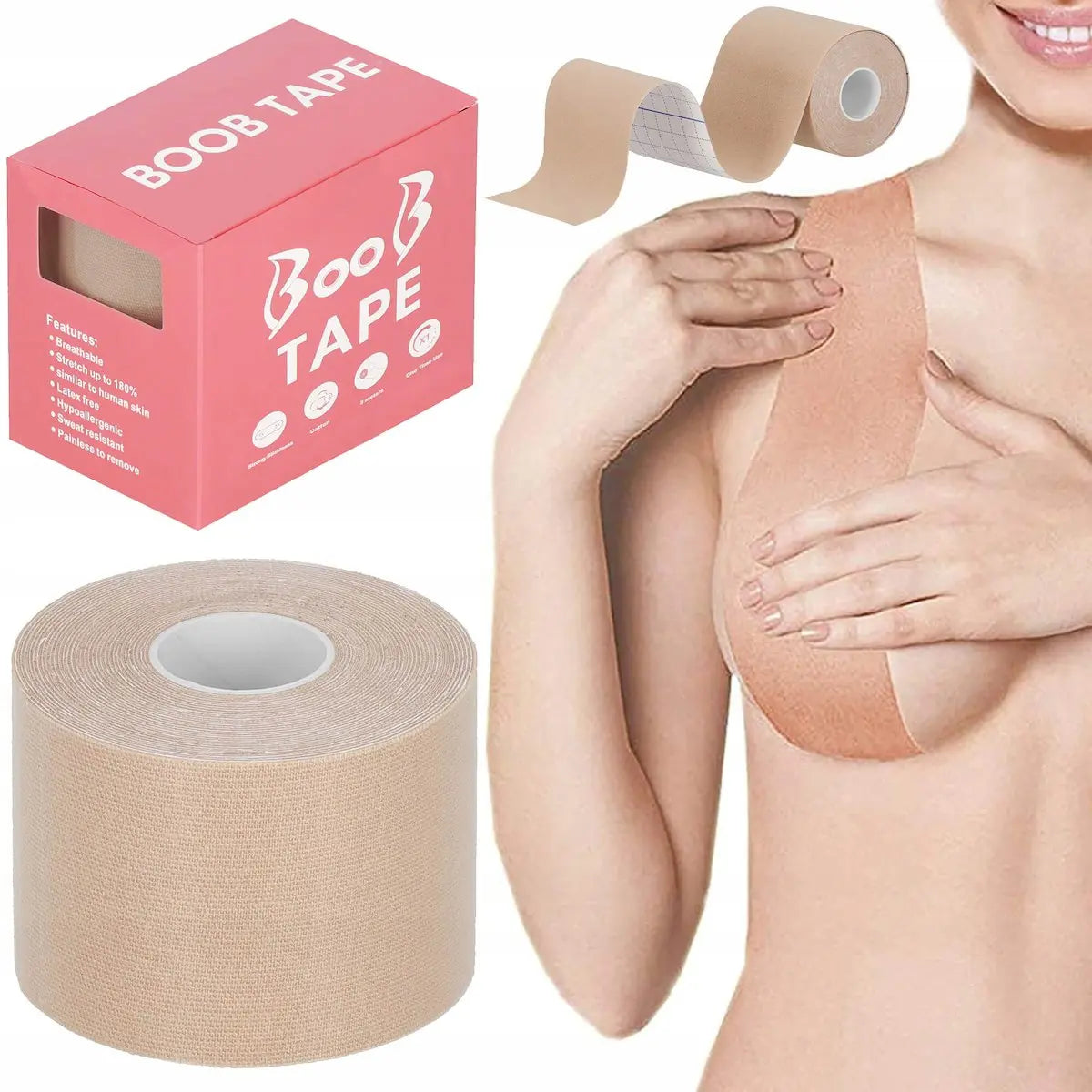 Unikāla krūšu atbalsta lente 5 cm oriģināls (430D)