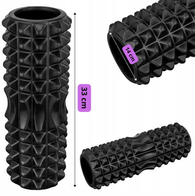 Массажный ролик с иглами ЭВА для кроссфита и фитнеса (1039D)