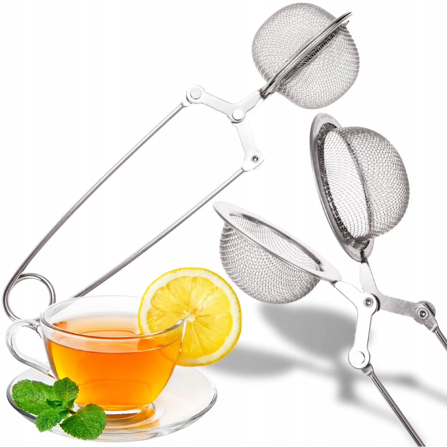 Tējas un zāļu infuzēšanas filtrs no nerūsējošā tērauda (586D)