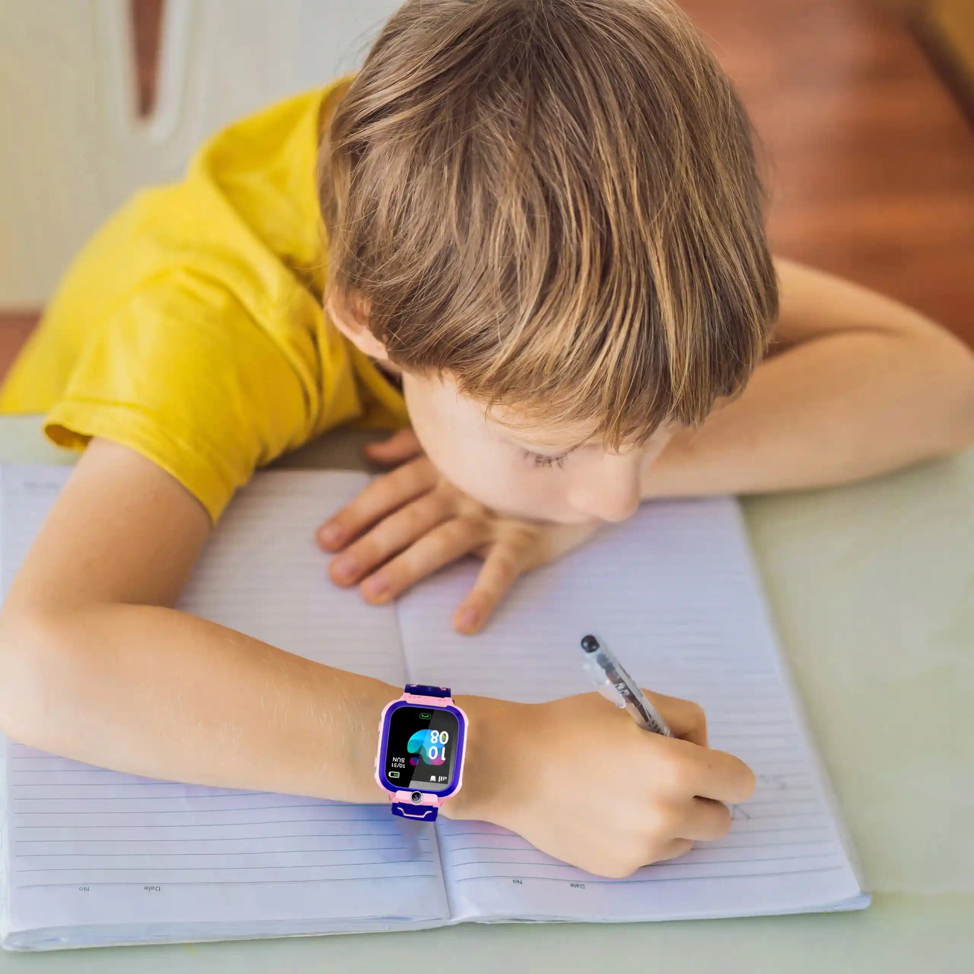 Viedpulksteņi bērniem ar GPS un SOS funkciju, rozā (857D)