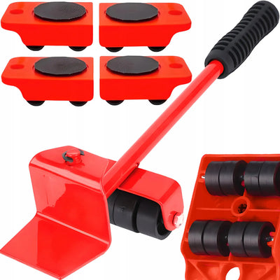 Mēbeļu pārvietošanas rullīšu komplekts līdz 150 kg (492D)