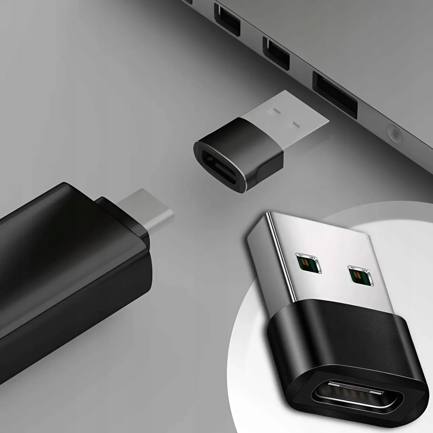 Адаптер OTG USB-C на USB-A для телефона, мыши и флэш-накопителя (701D)