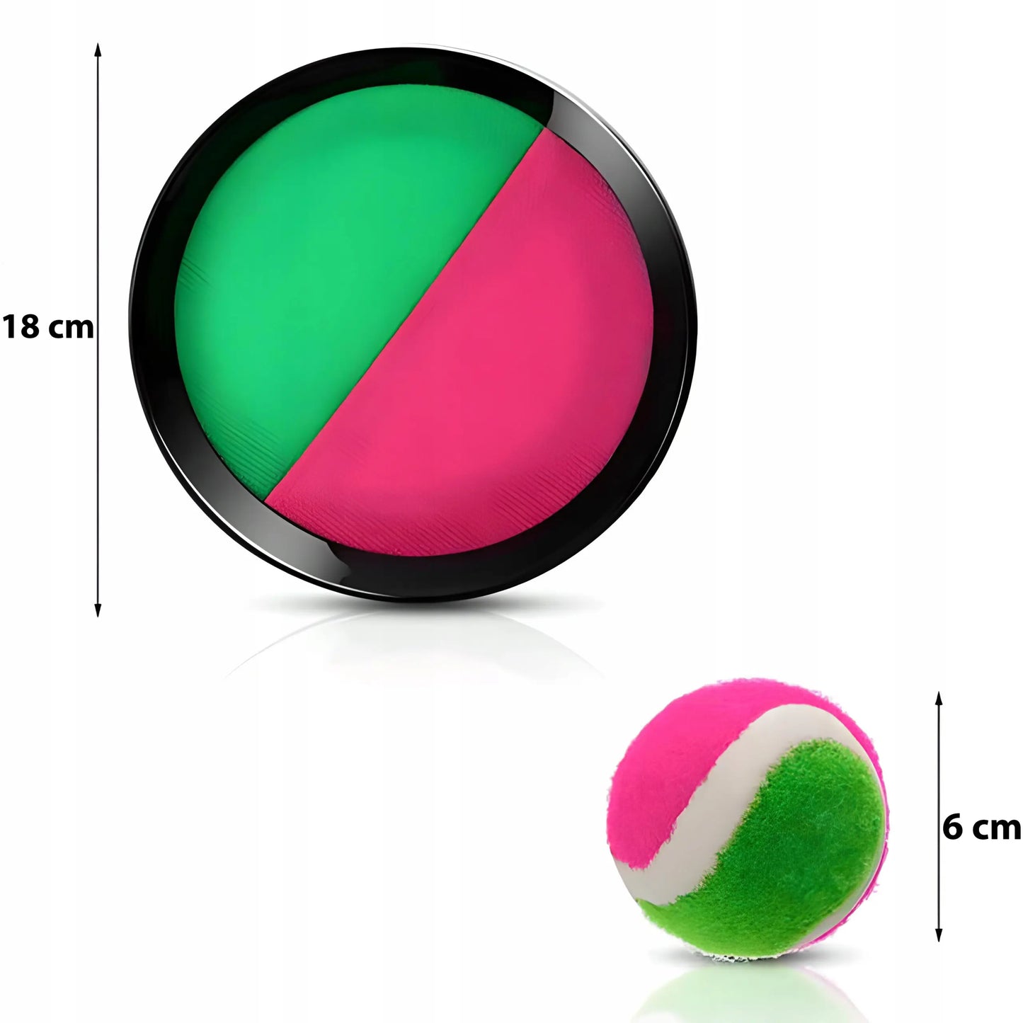 Piespēlējiet bumbu: spēle ar lipīgajām virsmām, ķepas ar raketi un bumbu (581D)