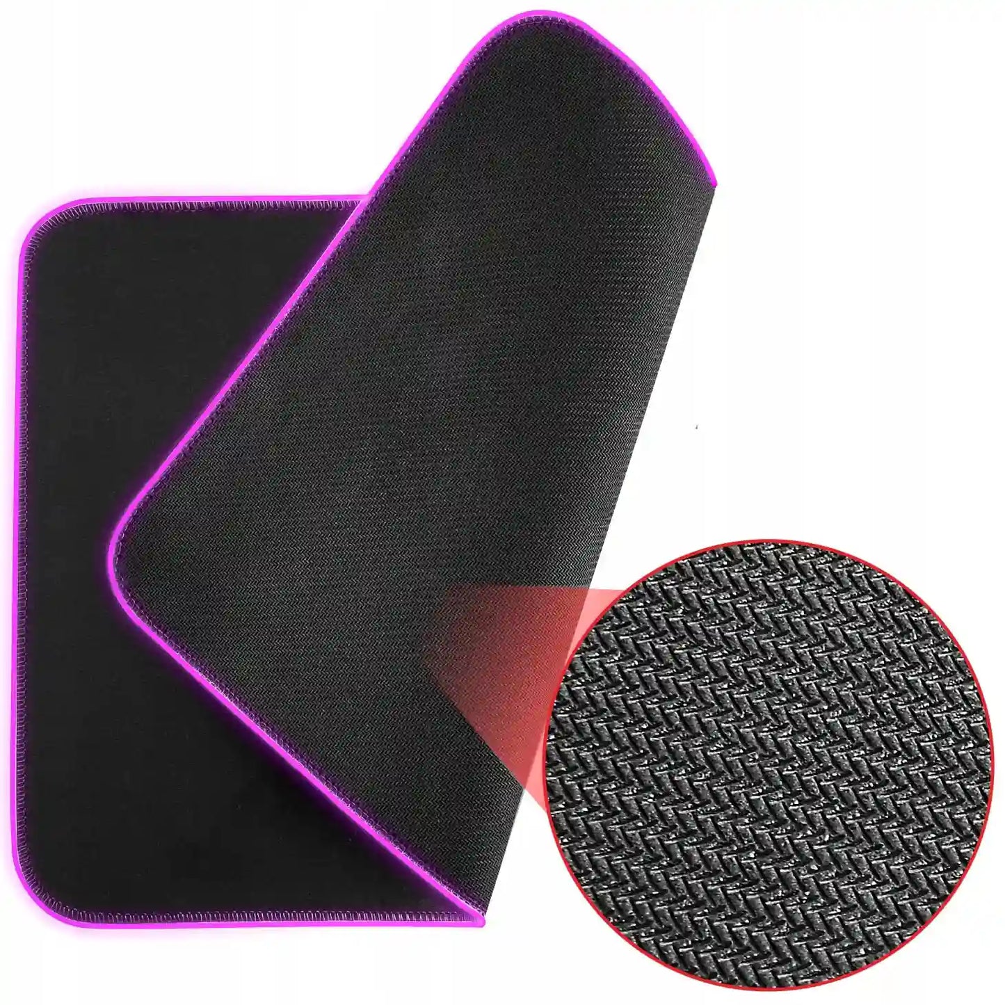 USB RGB spēļu peles paliktnis ar apgaismojumu 35x25 cm (394D)