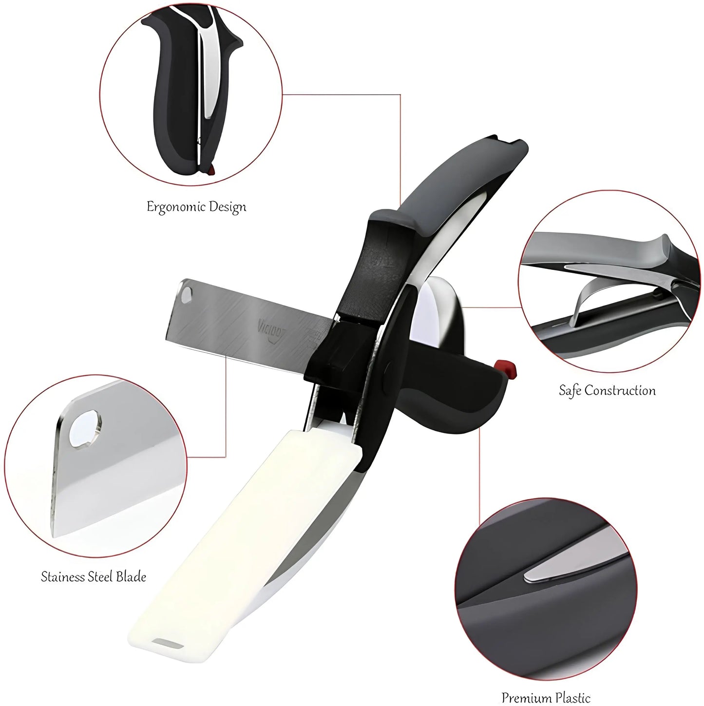 Ножницы нож 2в1