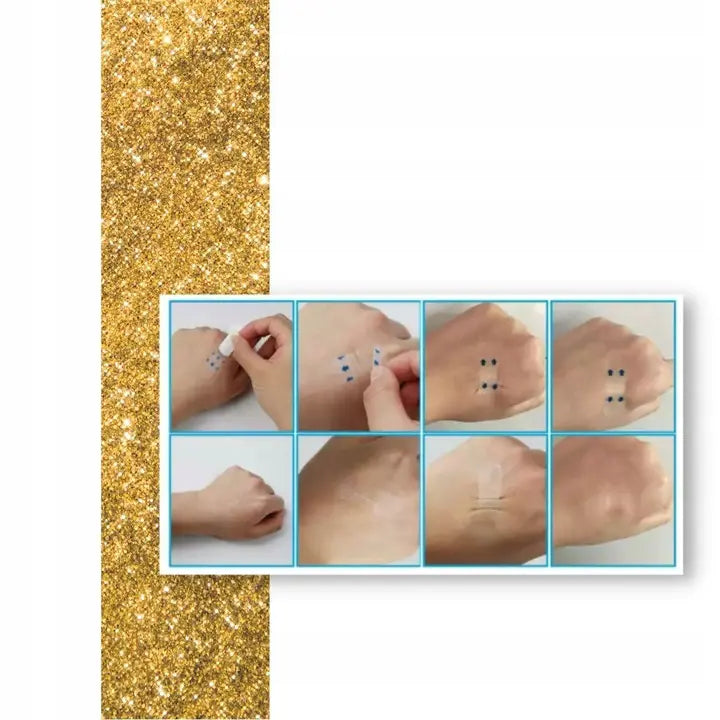 Sejas spilventiņu-teipu komplekts grumbu novēršanai, 60 gab. (278D)